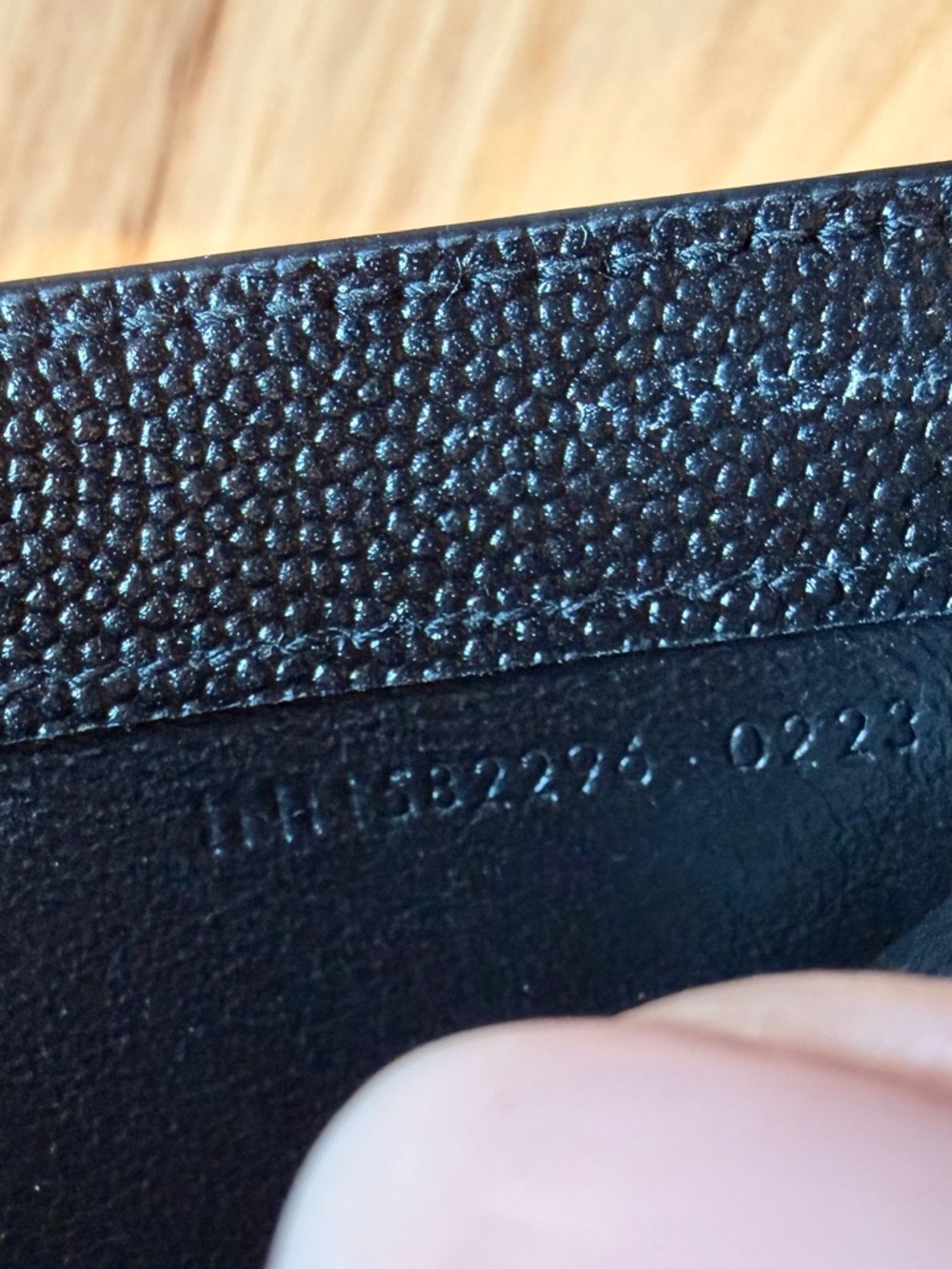 Saint Laurent UpTown Compact Wallet Black Grain Leather w/ Gold Hardware $630 - Picture 10 of 16